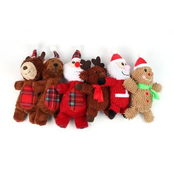 Juguetes de peluche de perros numerosas de maíz para mascotas productos de Navidad de Navidad Molar y juguetes vocales resistentes a la mordedura de perros en stock